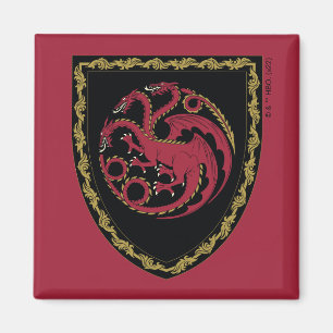 Imán CASA DEL DRAGÓN Escudo de House Targaryen