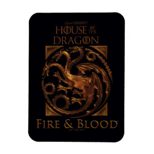 Imán CASA DEL DRAGÓN House Targaryen Sigil