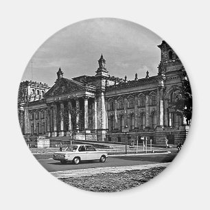 Imán Casa del parlamento del Reichstag de Berlín vintag