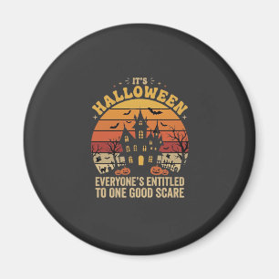 Imán Casa Embrujada de Halloween Un Buen Diseño de Terr