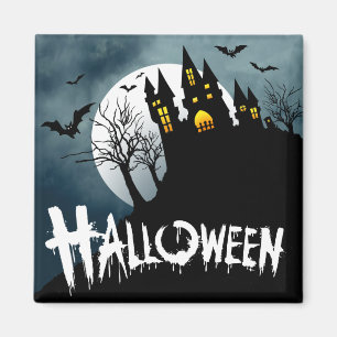 Imán Casa embrujada en una Halloween Spooktacular en la