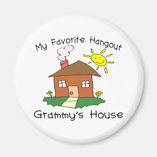 Imán Casa favorita de Hangout Grammy (Frente)