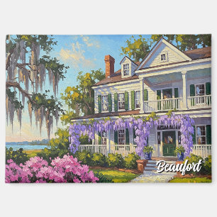 Imán Casa Histórica en Beaufort Carolina del Norte