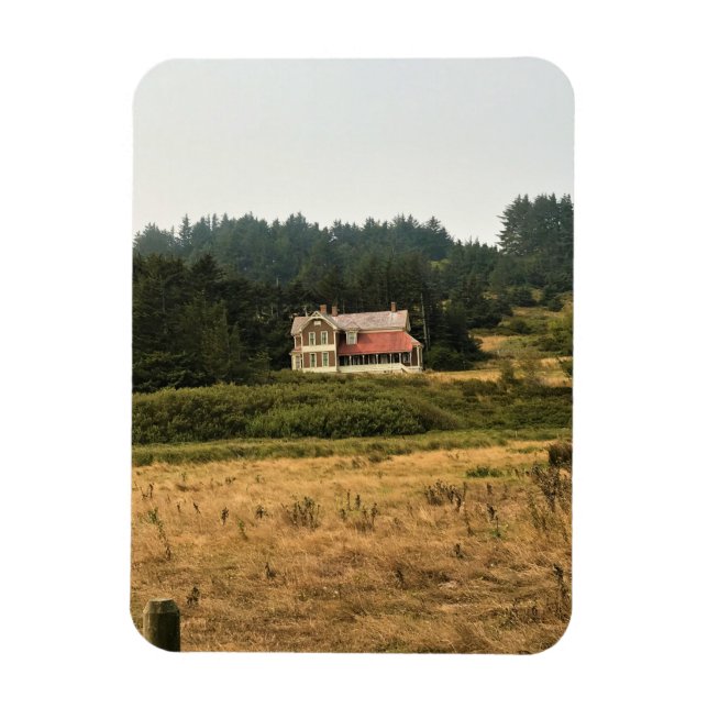 Imán Casa Hughes, Cabo Blanco, Costa de Oregón (Vertical)