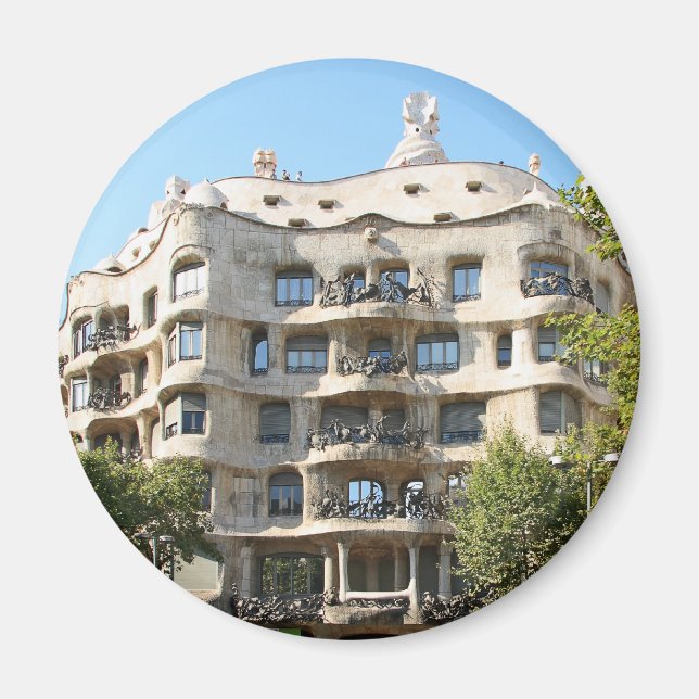 Imán Casa Mila La Pedrera (Frente)