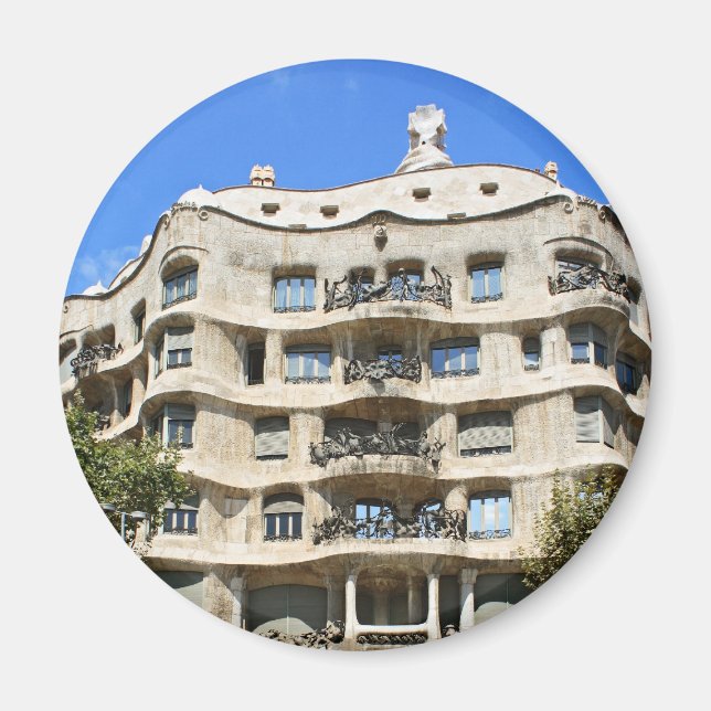 Imán Casa Mila La Pedrera (Frente)