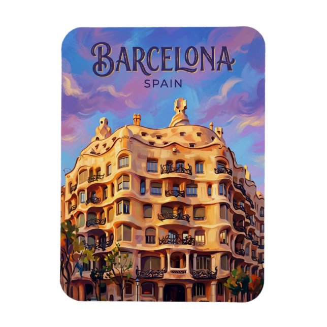 Imán Casa Milà (La Pedrera) España (Vertical)