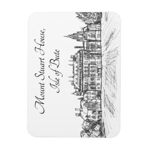 Imán Casa Mount Stuart, Isla de Bute-
