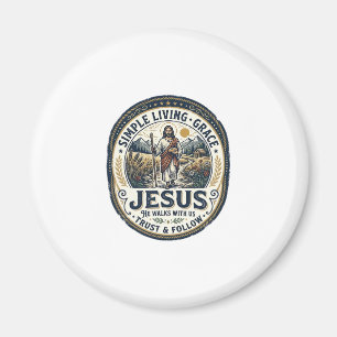 Imán Casa Pequeña de Jesús Vida Lenta Vintage