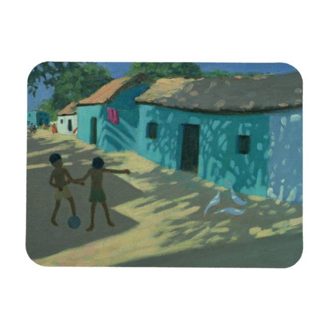 Imán Casa verde India (Horizontal)