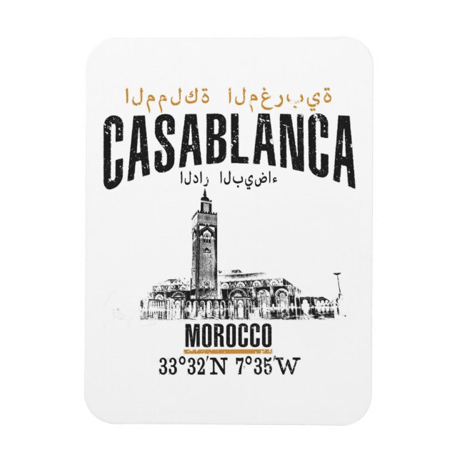 Imán Casablanca (Vertical)