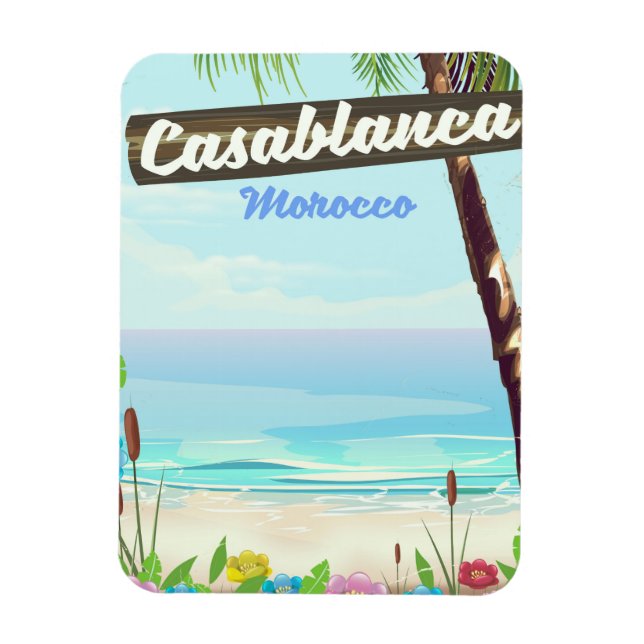 Imán Casablanca Marruecos, afiche romántico (Vertical)