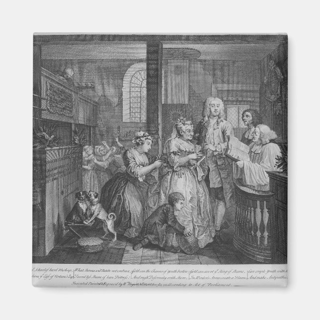 Imán Casado con una anciana doncella (Frente)