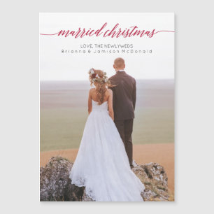 Imán casado de la foto del recién casado del