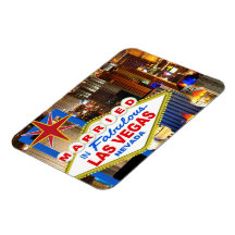 Casado En Vegas Refridgerator Magnet