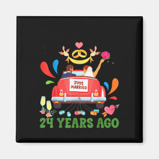 Imán Casados hace 24 años divertido aniversario 24º par