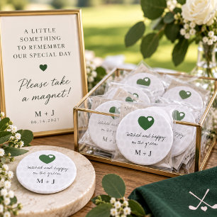 Imán 'Casados y Felices en el Green' Boda de Golf