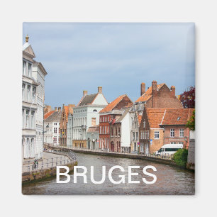 Imán Casas antiguas de Brujas, Bélgica