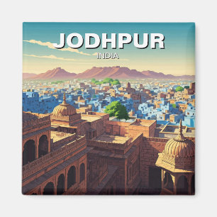Imán Casas azules de la India de Jodhpur