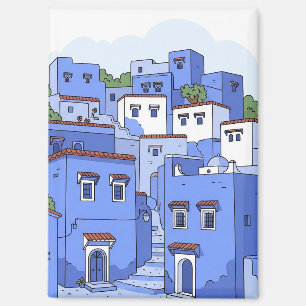 Imán Casas Azules en Chefchaouen Marruecos Viaje