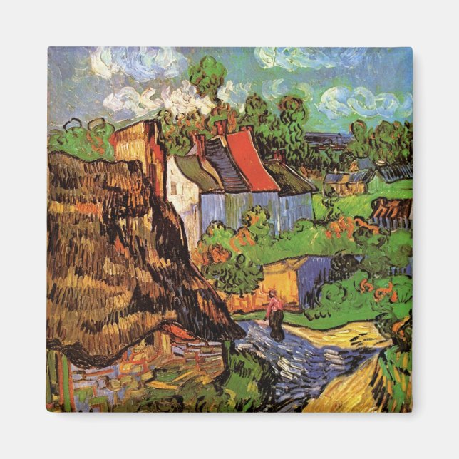 Imán Casas de Auvers, por Vincent van Gogh (Frente)