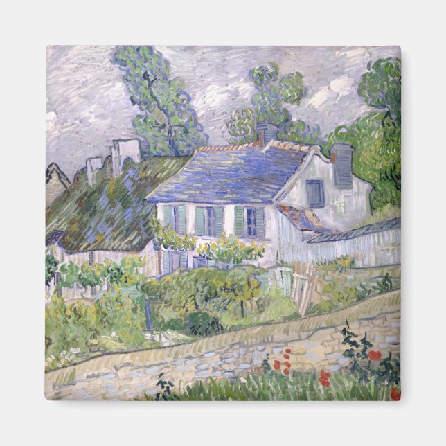 Imán Casas de Auvers Vincent van Gogh (Frente)