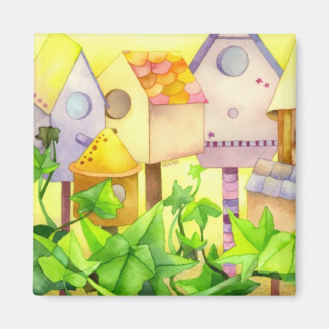 Imán Casas De Aves (Frente)