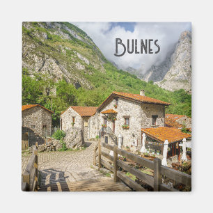 Imán Casas de Piedra Tradicionales en Bulnes, Asturias