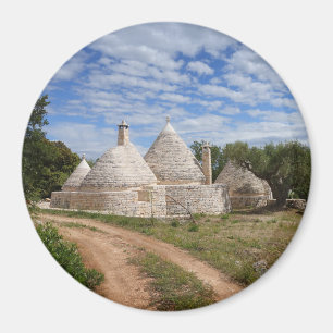 Imán Casas de Trulli en Puglia/Apulia