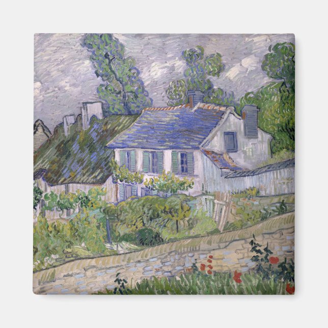 Imán Casas de Vincent van Gogh en Auvers (Frente)