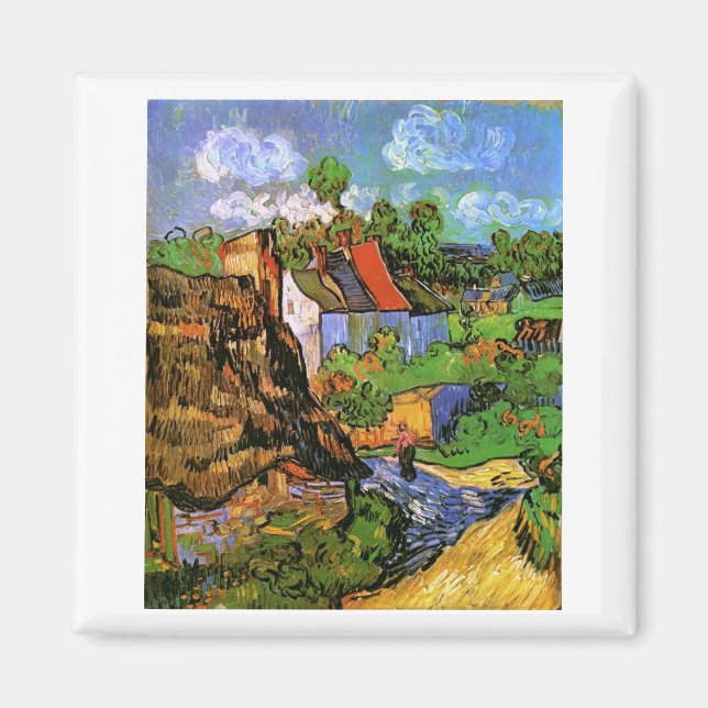 Imán Casas del Bella Artes Auvers Van Gogh (Frente)