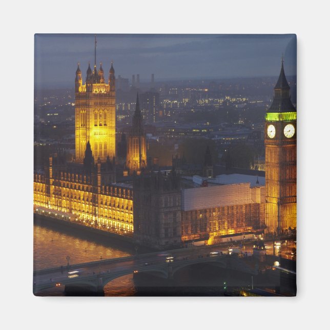 Imán Casas del Parlamento, Big Ben, Westminster (Frente)