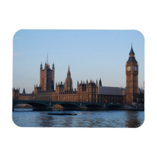 Imán Casas del Parlamento de Londres a orillas del Táme