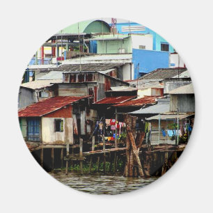 Imán Casas del río Mekong