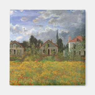 Imán Casas en Argenteuil de Claude Monet, arte del