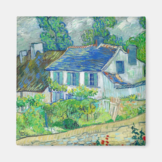 Imán Casas en Auvers, 1890 por Vincent van Gogh (Frente)