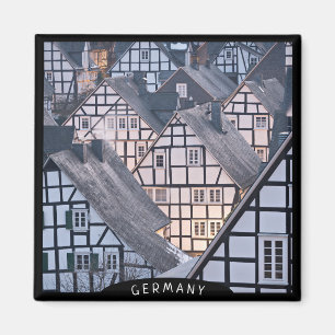 Imán casas Mitad-enmaderadas en Freudenberg, Alemania