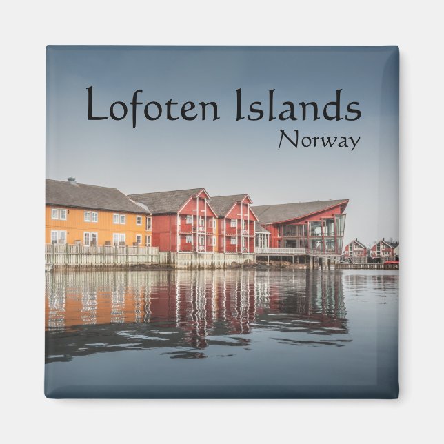 Imán Casas tradicionales noruegas (Frente)