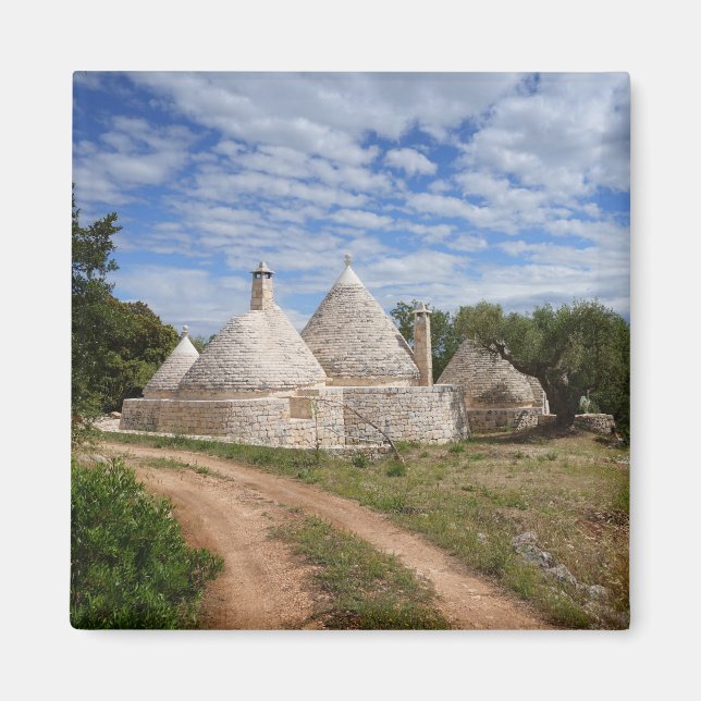 Imán Casas Trulli de Puglia/Apulia (Frente)