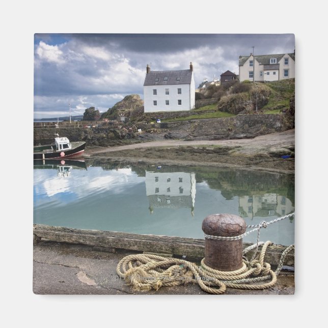 Imán Casas Y Barcos A Lo Largo Del Agua (Frente)