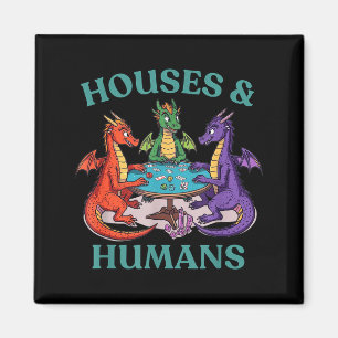 Imán Casas y Humanos Dragón Juego de Rollo de Mesa Fant