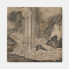 Imán Cascada (arte paisajístico japonés) (Kano Motonobu