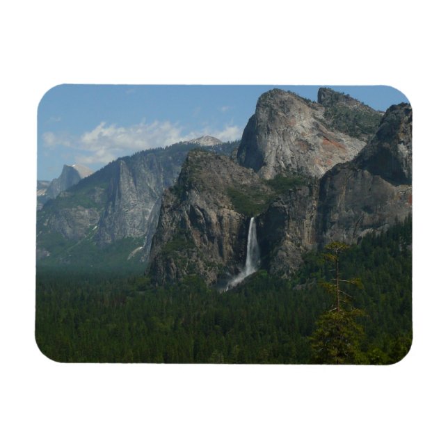 Imán Cascada Bridalveil y Half Dome en Yosemite (Horizontal)