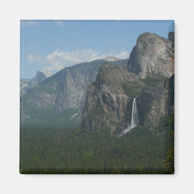 Imán Cascada Bridalveil y Half Dome en Yosemite (Frente)