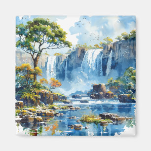 Imán Cascada de agua Catarata Victoria Falls Naturaleza