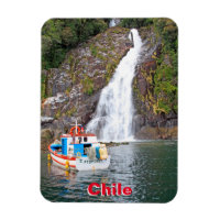 Cascada de barco y cascada, Chile