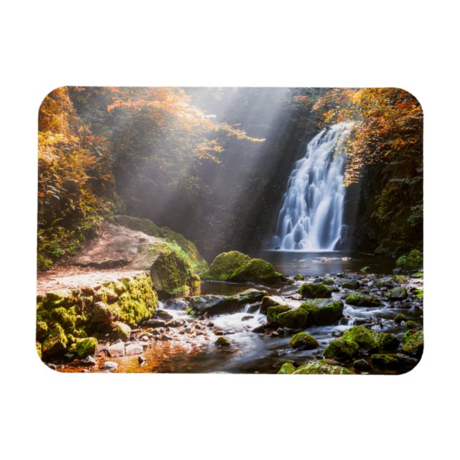 Imán Cascada de Glenoe | Condado de Antrim, Irlanda del (Horizontal)