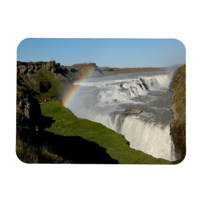 Imán Cascada de Gullfoss en verano (Horizontal)