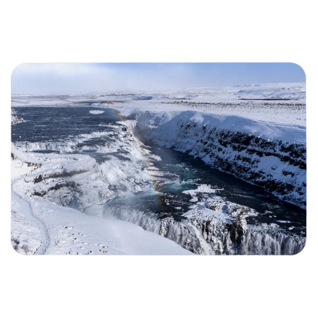 Imán Cascada de Gullfoss Falls (Horizontal)