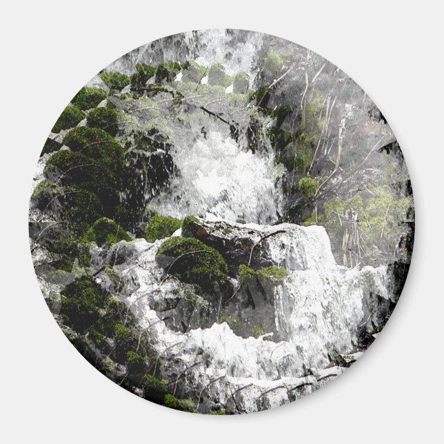 Imán Cascada de invierno......... (Frente)